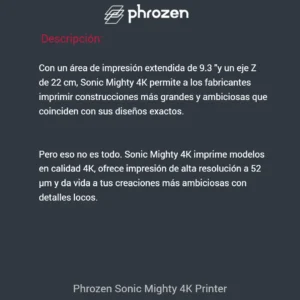 Magma - productos Phrozen