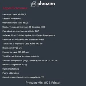 Magma productos - Phrozen